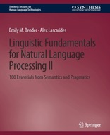 Linguistic Fundamentals for Natural Language
