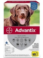 Advantix Spot On Krople na kleszcze pchły dla psów 25-40kg 4x4ml