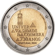 2 euro 2020 730. výročie založenia Univerzity v Coimbre Mennicza (UNC)