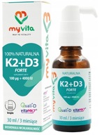 MyVita Vitamín K2 100mcg + D3 4000 IU FORTE 30ml