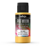 Farba na airbrush 60ml Vallejo Metallic Yellow 42