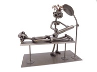 Figura metaloplastyka rzeźba śmieszne rzeczy
