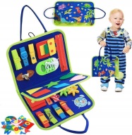 MANIPULÁCIÓS TÁBLA SZENZOROS FILC OKTATÁSI BŐRÖND AJÁNDÉK XXL