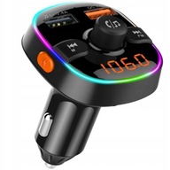 Transmiter FM Bluetooth v.5.0 USB QC3.0 + USB 2.4A microSD MP3 FLAC