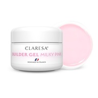 CLARESA Żel budujący UV do paznokci MILKY PINK