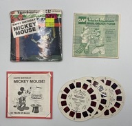Bajka na stereoskop Myszka Miki Mickey Gaf View Master Walt Disney 1978