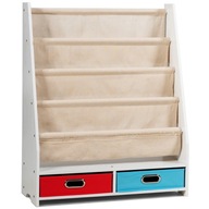 Regał Półka na książki dla dzieci 70,5x28,5x86 cm BIBLIOTECZKA ORGANIZER