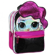 Batoh LOL fuchsia 1zámok 2vreckové trblietky BACKPACK L