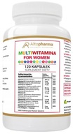 AltoPharma MultiVitamín ADEK + C pre ženy 120kaps. Kyselina listová B12