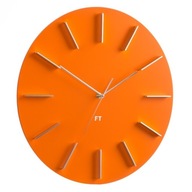 Detské designové nástenné hodiny Future Time FT2010OR Round orange 40cm