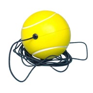 Elastická tenisová trénerská loptička s povrazom 63 mm