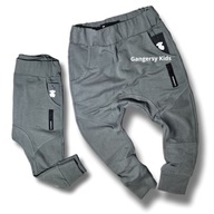 Spodnie dresowe Despacito baggy slim stalowe grey