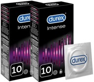 Durex Intenzívne rebrované stimulačné kondómy s výstupkami 20 ks