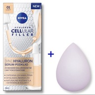 NIVEA HYALURON CELLULAR FILLER Krycí make-up pleťové sérum svetlý 30ml