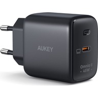 Szybka ładowarka sieciowa Aukey USB-C, Power Delivery 45W adapter
