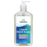 Swanson, Płynna mydło do rąk, Lawenda, 17 uncji (503 ml)