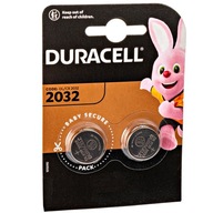 Duracell Bateria CR2032 DL2032 Litowa [2 szt]