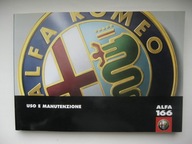 ALFA ROMEO 166 1998-2003 książka obsługi włoska