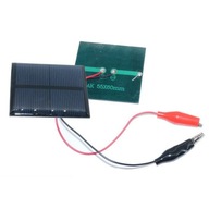 Ogniwo słoneczne - 0,45W 3V - 55x60x3mm - Panel solarny - solar - panel fot