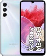 Samsung Galaxy M34 5G 6/128GB NFC DualSIM srebrny
