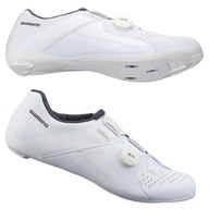 Buty rowerowe SPD szosowe SHIMANO SH-RC300 RC3 r. 46 BOA SZTYWNE BIAŁE