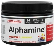 PEScience Alphamine Raspberry Lemonade prášok 174g