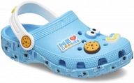 Dziecięce Buty Klapki Chodaki Crocs Classic Sesame Workshop Clog 25-26