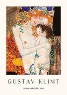 Plagát 59,4x42 A2 Gustav Klimt matka s dieťaťom reprodukcia BOHO 20 VZORY