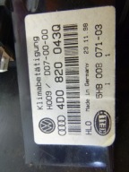 Panel klimatizaci Audi A8 D2 Lift 98r.