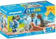 Playmobil Sada s figúrkami My Life 71448 Kŕmenie zvierat