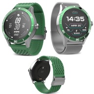 Smartwatch z ekranem AMOLED zielony męski zegarek sportowy prezent