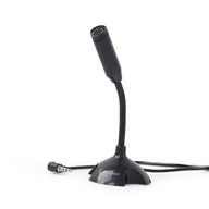 Gembird | Desktop microphone | MIC-D-02 | 3.5 mm | 3.5 mm audio plug | Blac