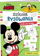 Szkoła rysowania krok po kroku Myszka Miki kolorowanka z naklejkami