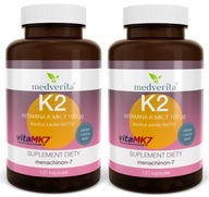 Medverita Vitamín K2 MK-7 100 ug 240 kapsúl MENACHINION-7