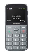 Panasonic KX-TU160 Telefon Dla Seniora SOS szary