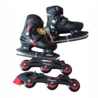 BatSport jégkorcsolya B-LR250-FEKETECombo #S (30-33)