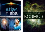 Atlas nieba Przewodnik + Kosmos Sagan Carl