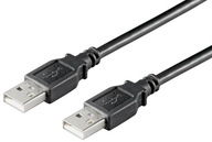 MicroConnect USB2.0 A-A 3m M-M, Black