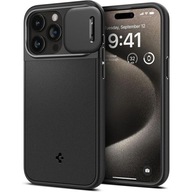 Spigen Optik Armor Mag MagSafe - Puzdro pre iPhone 15 Pro Max (Čierne)