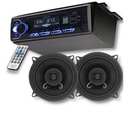 radio samochodowe bluetooth USB AUX głośniki 13