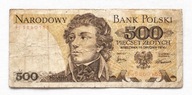 500 ZŁOTYCH 15.06.1974, seria F. st.4/5