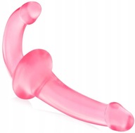 SAMONOŚNY STRAP-ON PODWÓJNY SZTUCZNY PENIS DILDO