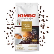 Kimbo Pražená zrnková káva Aroma Gold 100% Arabika 1kg