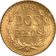 16. Meksyk, dos pesos 1945