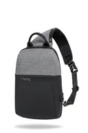 Pánsky batoh na jedno rameno r-bag Magnet Grey