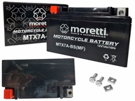 Akumulátor Moretti 85698 + 2x Skrutka  matica batérie Univerzálna - 2XSN