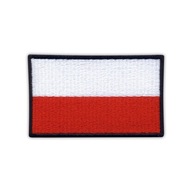 Polska Naszywka - Flaga Polski ( 3,5 x 5,5 cm) CR