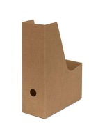 BORDÁZOTT IRATRENDEZŐ A4 90MM BARNA