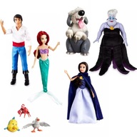 DISNEY Store Arielka Eryk Urszula 4 lalki+ ubrania