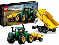 KLOCKI LEGO DLA CHŁOPCA TRAKTOR TECHNIC CIĄGNIK Z WYWROTKĄ 4WD ZESTAW XXL